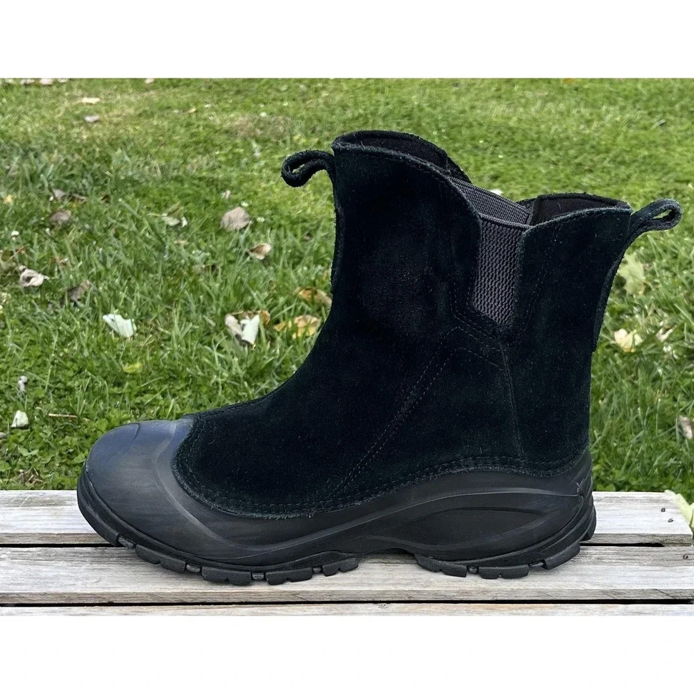 Columbia Boots Mens Size 9 Suede Pull On Winter 200g Insulated‎ BM3731-010